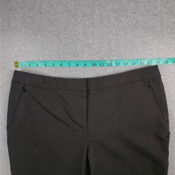🌼Rafaella Pants Womens Size 14P Curvy Capri Black 36" Waist - Picture 8 of 12